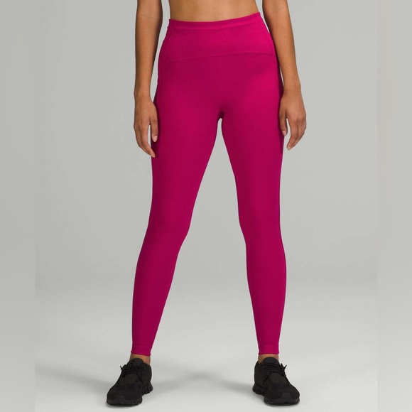 Lululemon Swift Speed High-Rise Tight 28" Wild Berry Pink W5CX9S Women’s 8 $128 - Picture 1 of 9